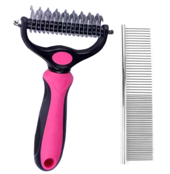 PawPremium Self-Cleaning Deshedding Comb