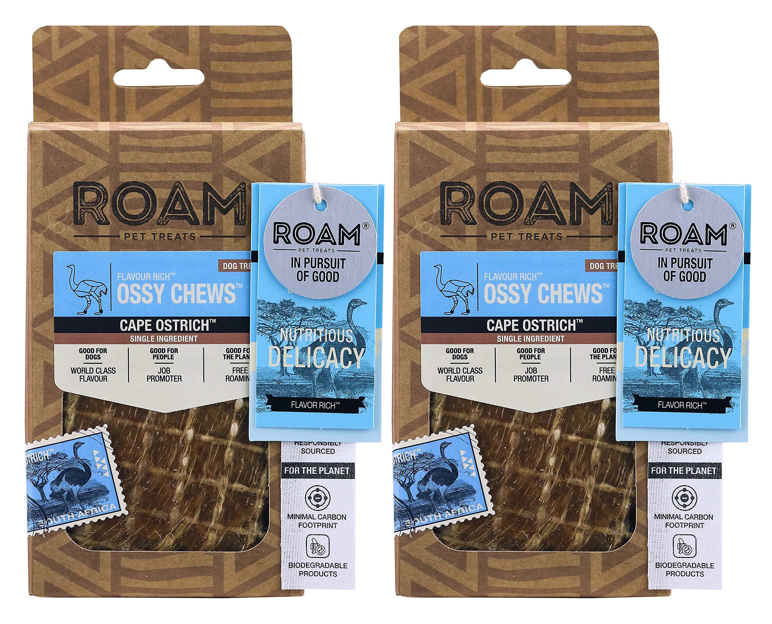 PawPremium Ostrich Gizzard Chews (2 Pack)