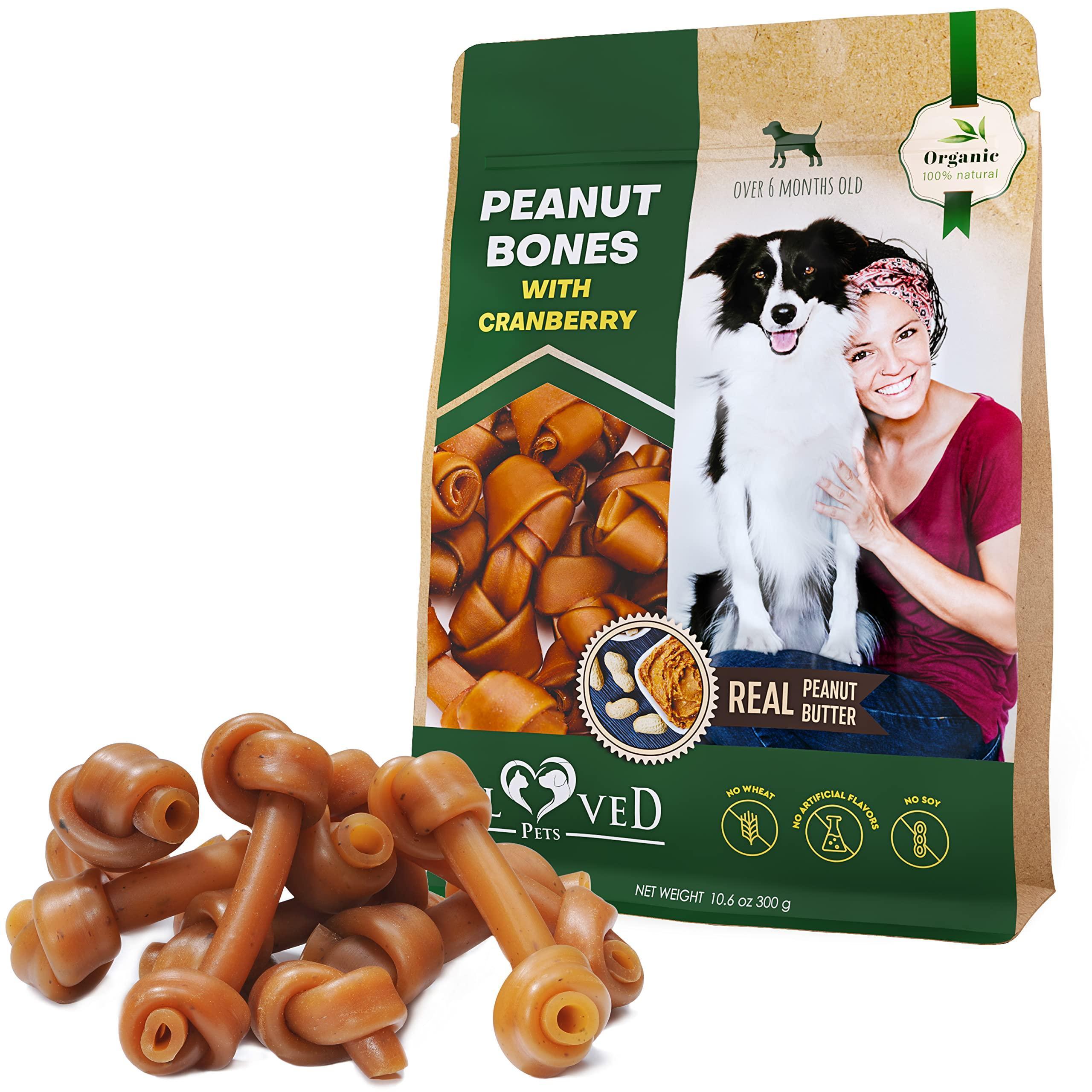 PawPremium Peanut Butter & Cranberry Dog Bones
